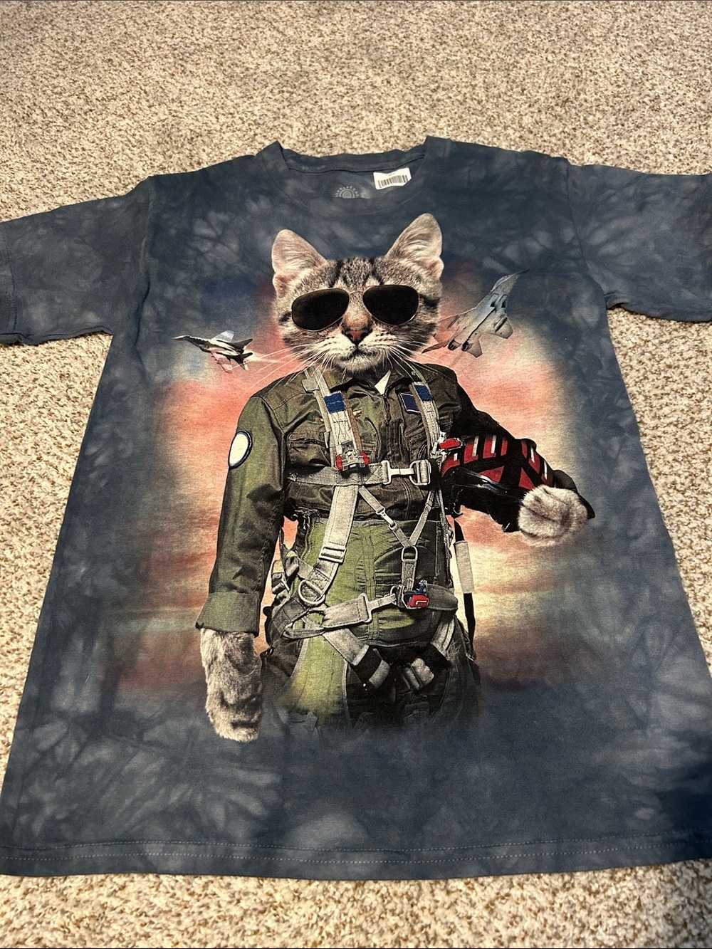 The Mountain Cat Pilot Graphic Tee BRAND NEW